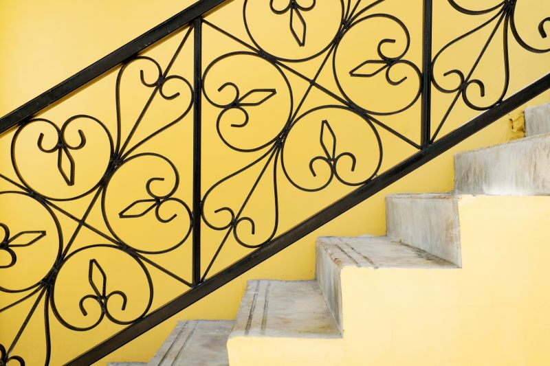Stair Railing Painting